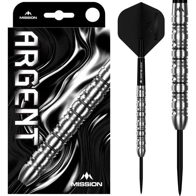 Mission Argent 90% Steeldarts - DreamDarts Dartshop