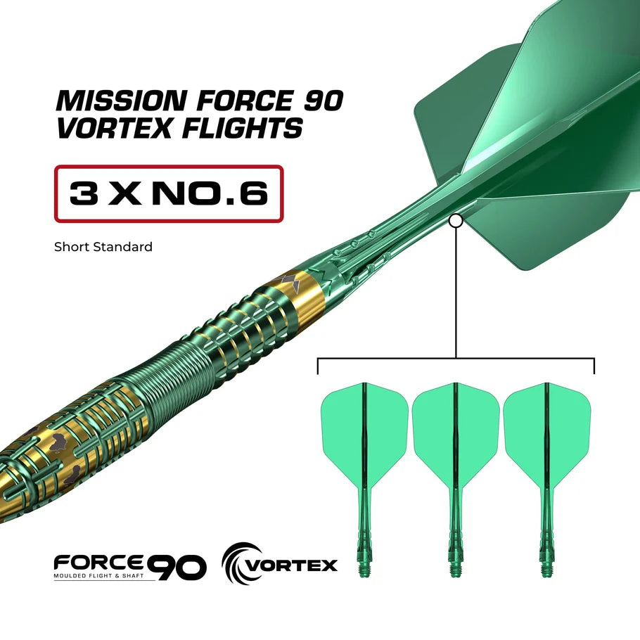 Mission Devon Peterson 95% Steeldarts - DreamDarts Dartshop