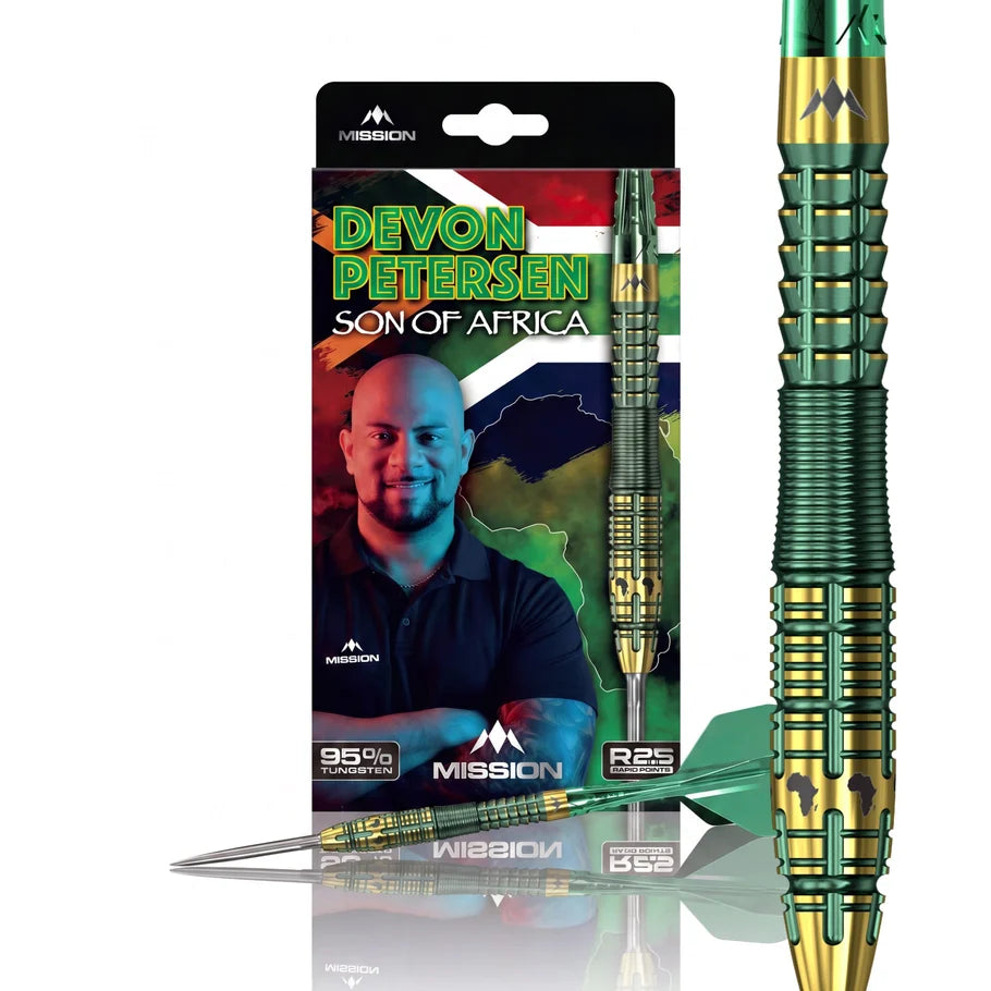 Mission Devon Peterson 95% Steeldarts - DreamDarts Dartshop