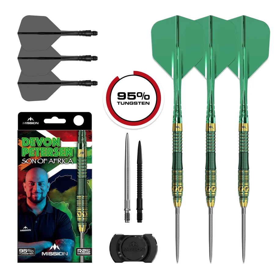 Mission Devon Peterson 95% Steeldarts - DreamDarts Dartshop