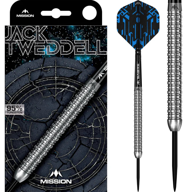 Mission Jack Tweddell 95% Steeldarts - DreamDarts Dartshop