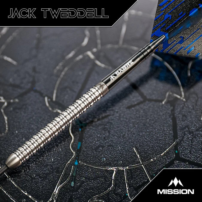 Mission Jack Tweddell 95% Steeldarts - DreamDarts Dartshop