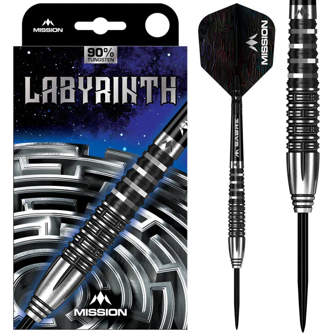 Mission Labyrinth 90% Steeldarts - DreamDarts Dartshop