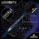 Mission Labyrinth 90% Steeldarts - DreamDarts Dartshop