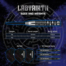 Mission Labyrinth 90% Steeldarts - DreamDarts Dartshop