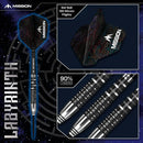 Mission Labyrinth 90% Steeldarts - DreamDarts Dartshop