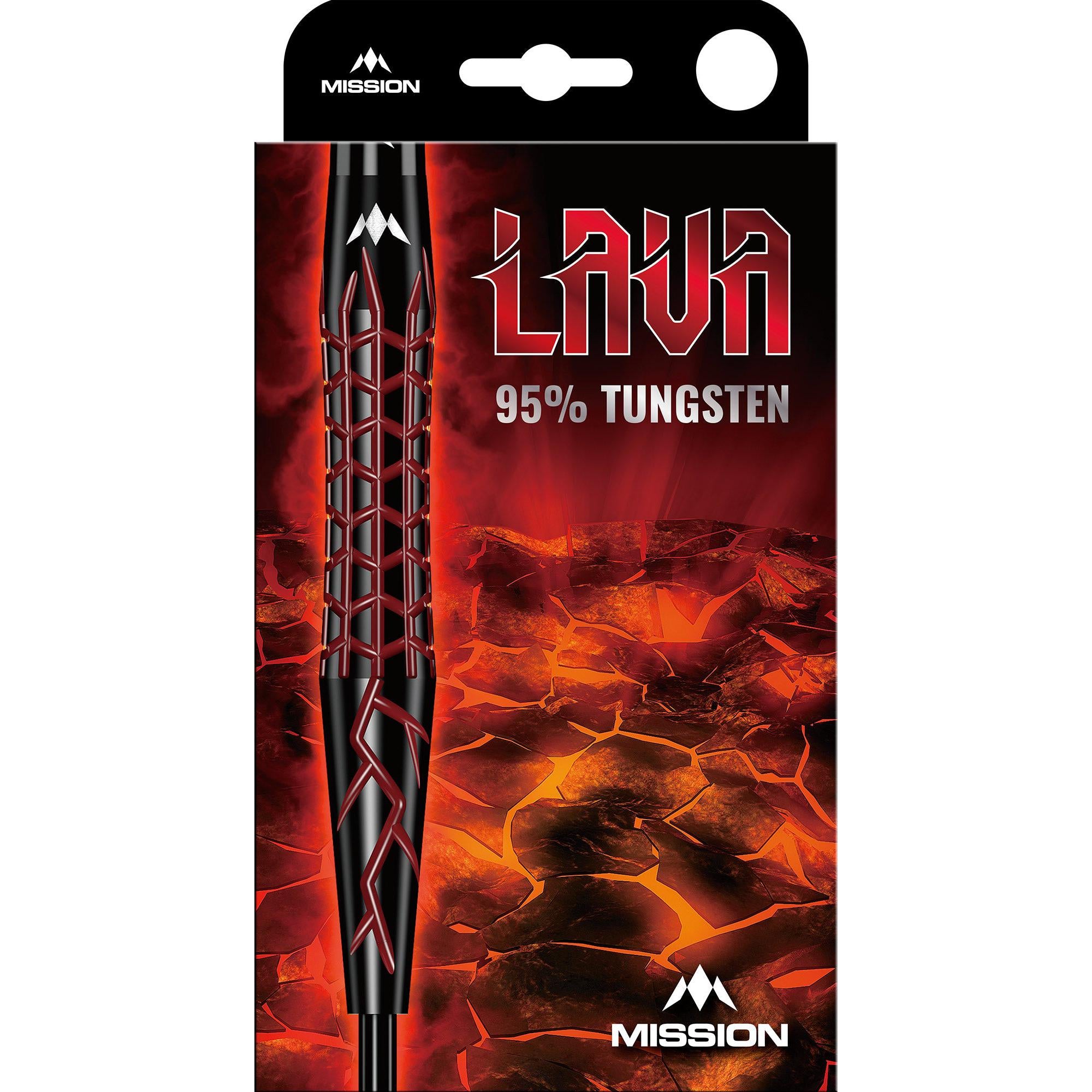 Mission Lava 95% Steeldarts - DreamDarts Dartshop