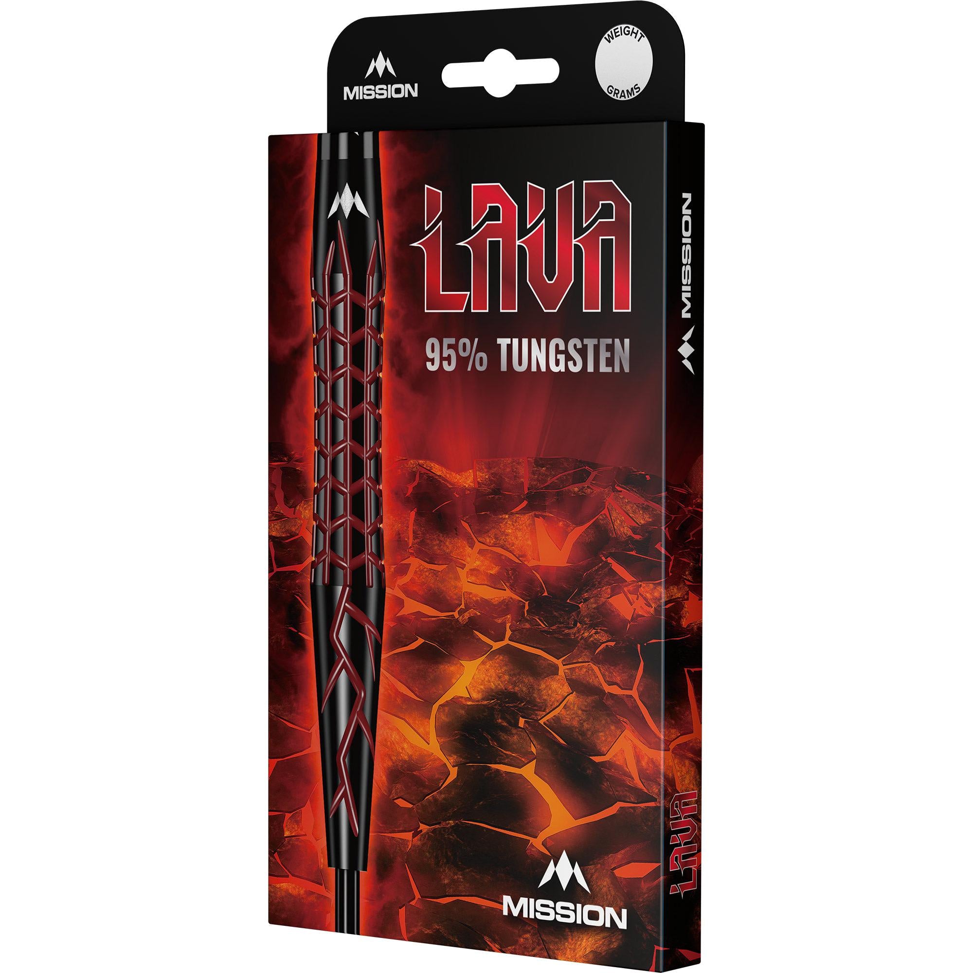 Mission Lava 95% Steeldarts - DreamDarts Dartshop
