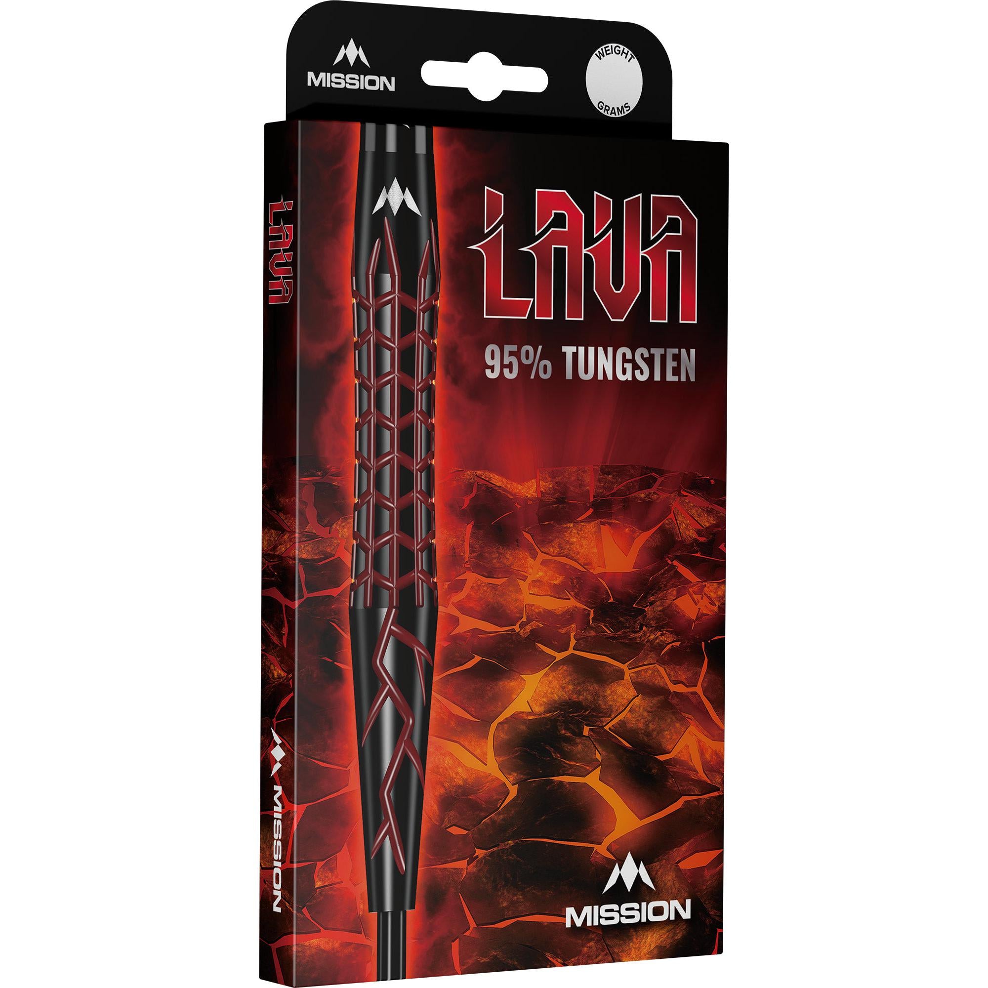 Mission Lava 95% Steeldarts - DreamDarts Dartshop