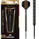 Mission Mike de Decker Black & Gold PVD 95% Steeldarts - DreamDarts Dartshop