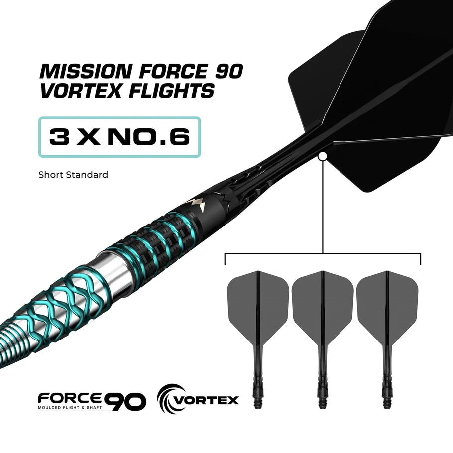Mission Neptune R2.5 90% Steeldarts - DreamDarts Dartshop