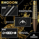 Mission Rhodon 95% Steeldarts - DreamDarts Dartshop
