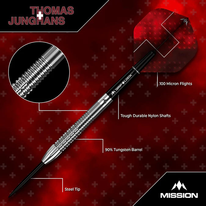 Mission Thomas Junghans 90% Steeldarts - DreamDarts Dartshop