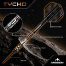 Mission Tycho 95% Steeldarts - DreamDarts Dartshop