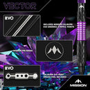 Mission Vector 95% Steeldarts - DreamDarts Dartshop