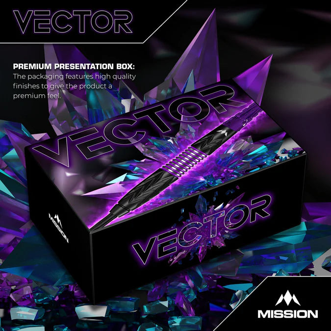 Mission Vector 95% Steeldarts - DreamDarts Dartshop