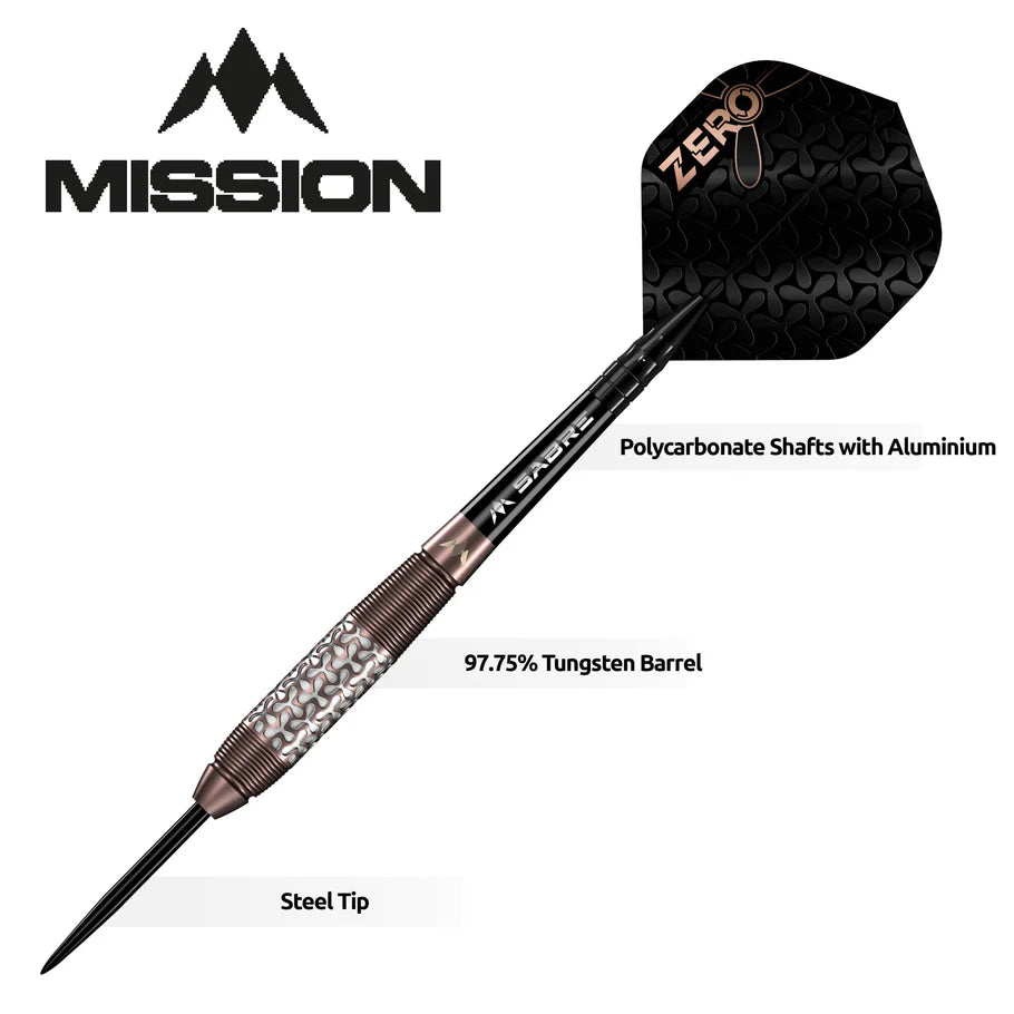 Mission Zero 97,5% Steeldarts - DreamDarts Dartshop
