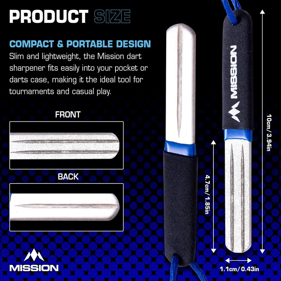Mission Diamond Point Sharpener - DreamDarts Dartshop
