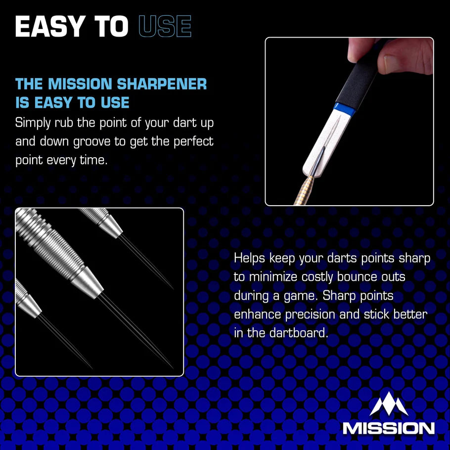 Mission Diamond Point Sharpener - DreamDarts Dartshop