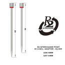 R2 INTERCHANGE POINT 1.5-INCL. ADAPTER-SILVER - DreamDarts Dartshop