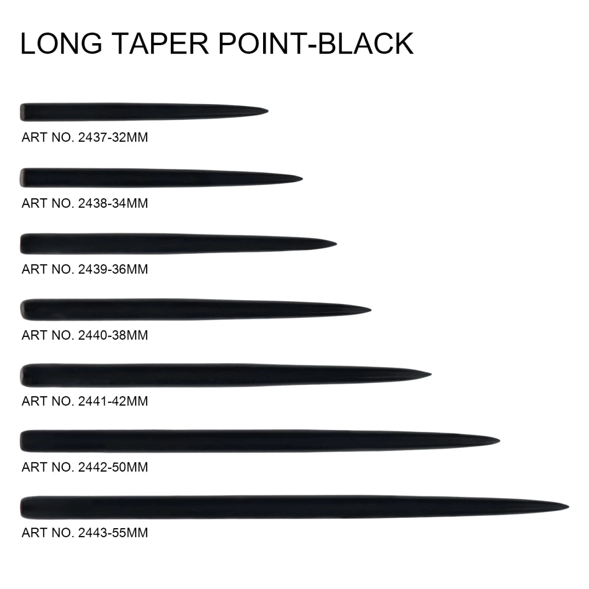 Long Taper Points - DreamDarts Dartshop