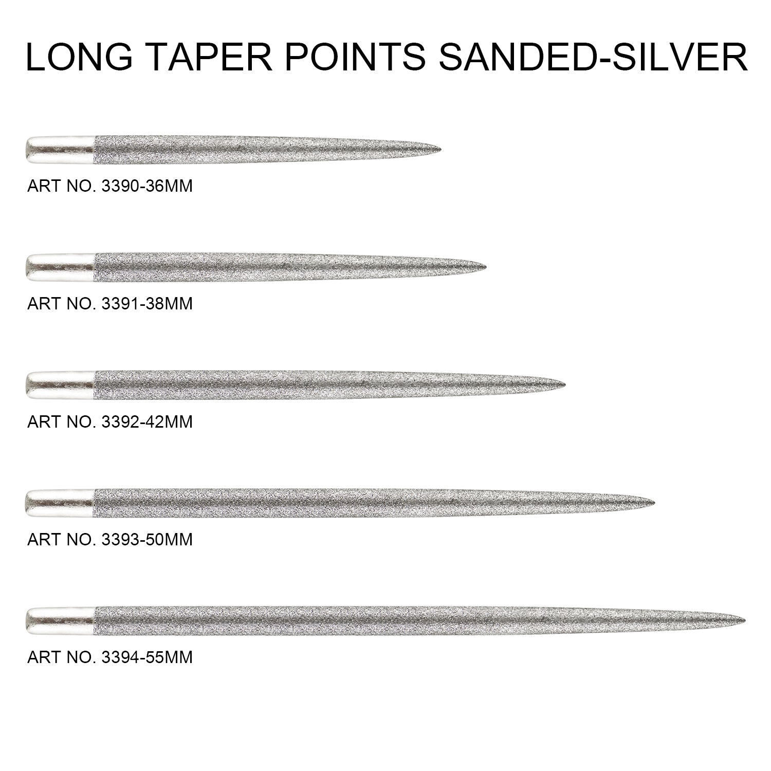 Long Taper Points Sanded - verschiedene Längen - DreamDarts Dartshop