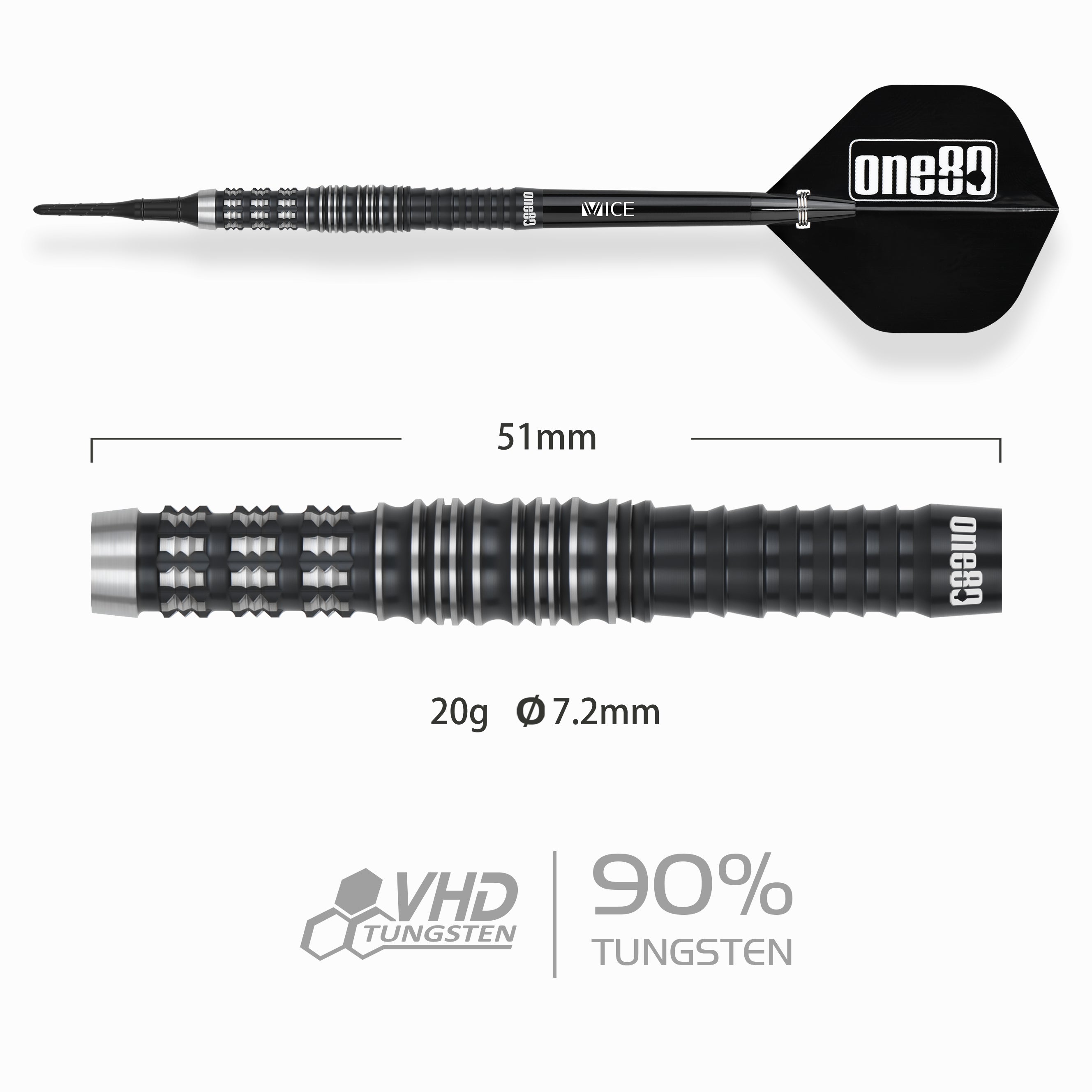 Luo Zhuolun Sniper 90% Softdarts - DreamDarts Dartshop