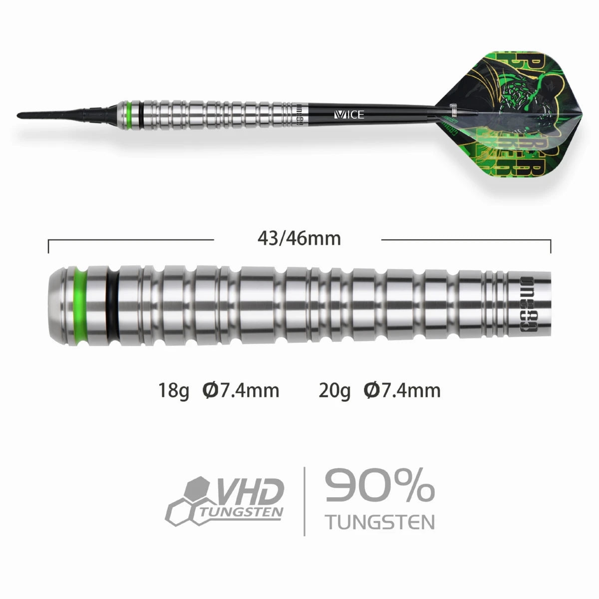 Panther C 90% Softdarts - DreamDarts Dartshop