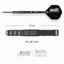 Luo Zhuolun Sniper 90% Steeldarts - DreamDarts Dartshop