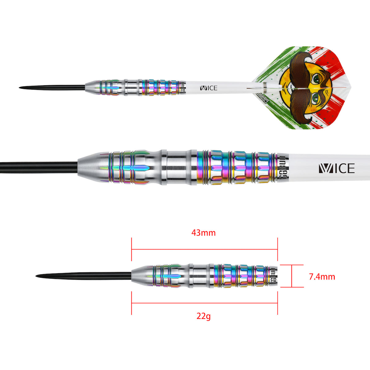 Mamo Massimo 90% Steeldarts - DreamDarts Dartshop