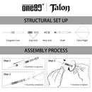 one80 Talon 90% Steeldarts - DreamDarts Dartshop