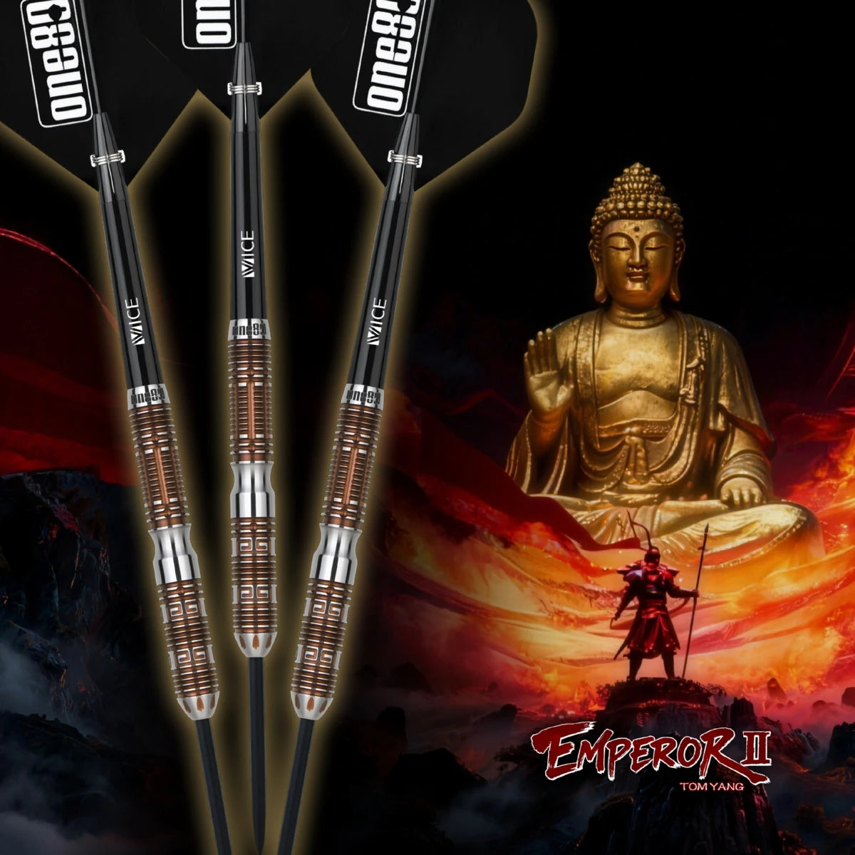 Tom Yang Emperor II 90% Steeldarts - DreamDarts Dartshop