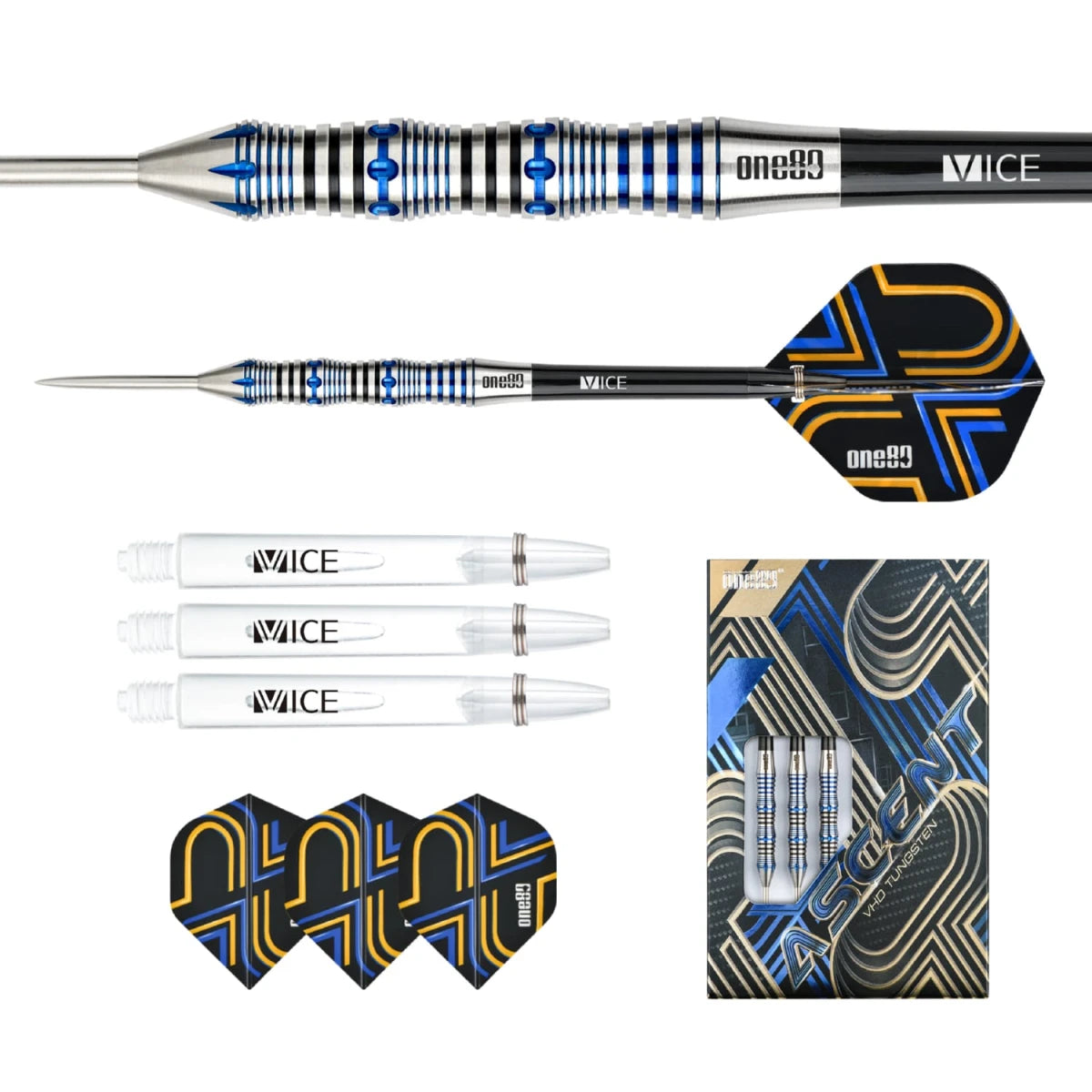 Ascent 02 90% Steeldarts - DreamDarts Dartshop