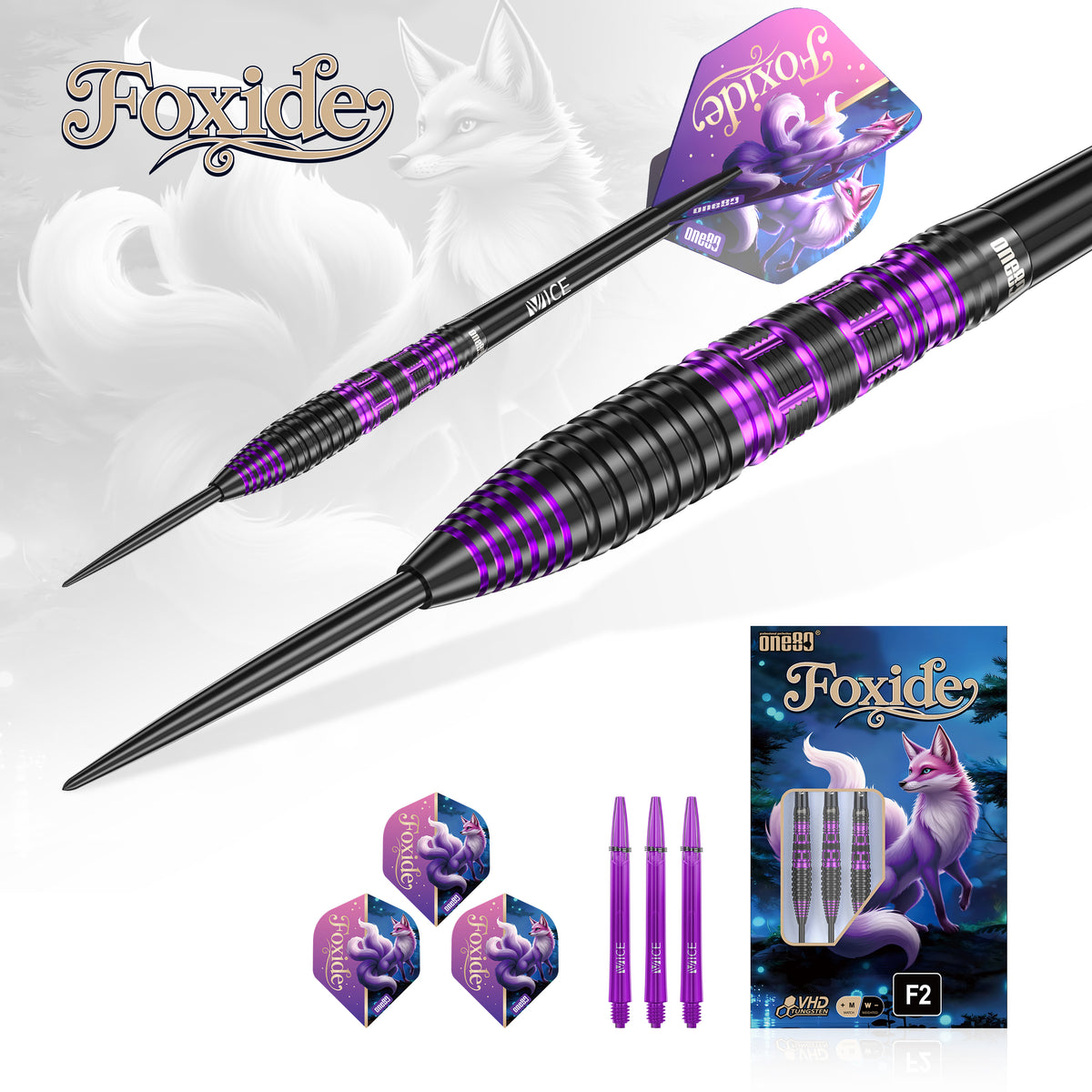 Foxide F2 90% Steeldarts - DreamDarts Dartshop