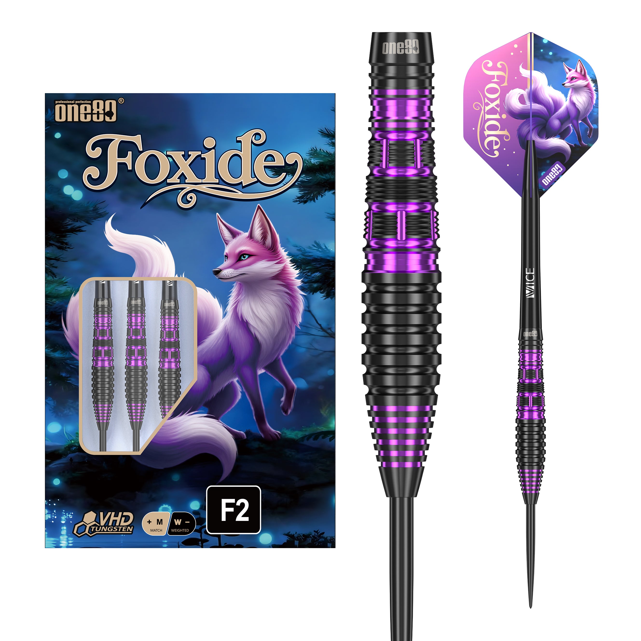 Foxide F2 90% Steeldarts - DreamDarts Dartshop