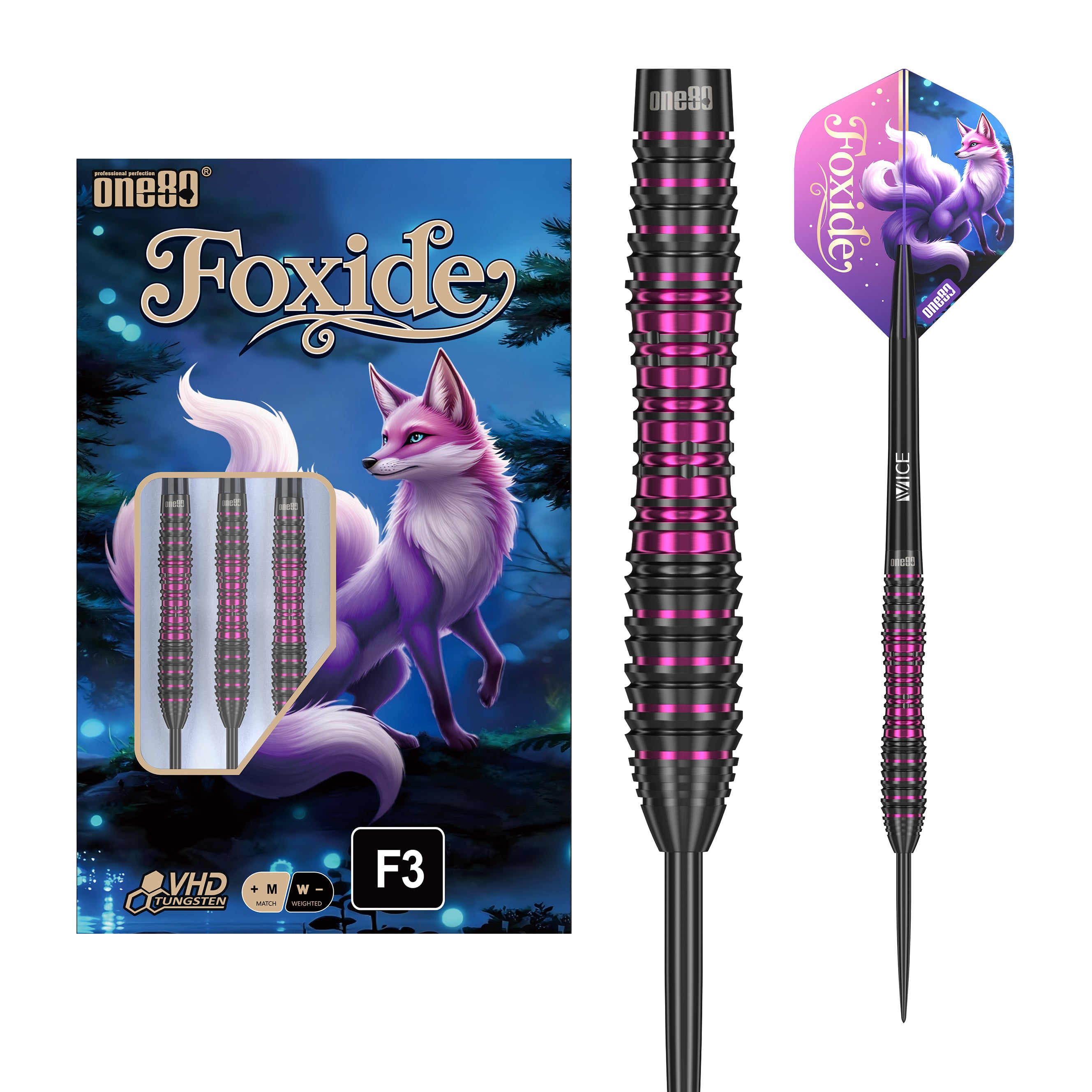 Foxide F3 90% Steeldarts - DreamDarts Dartshop