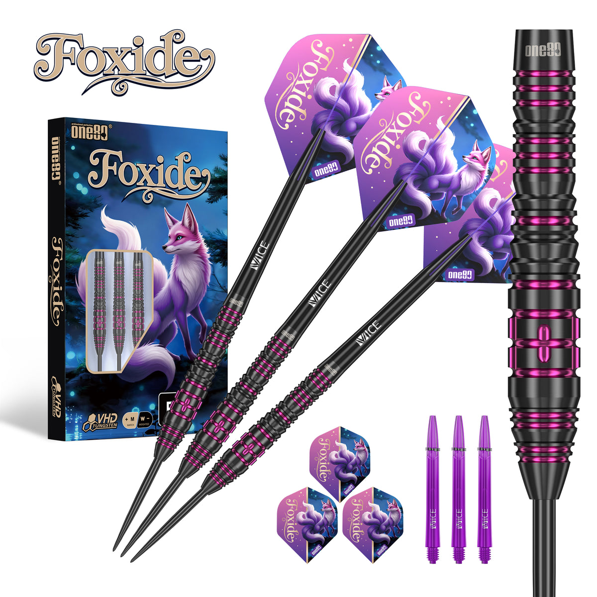 Foxide F4 90% Steeldarts - DreamDarts Dartshop