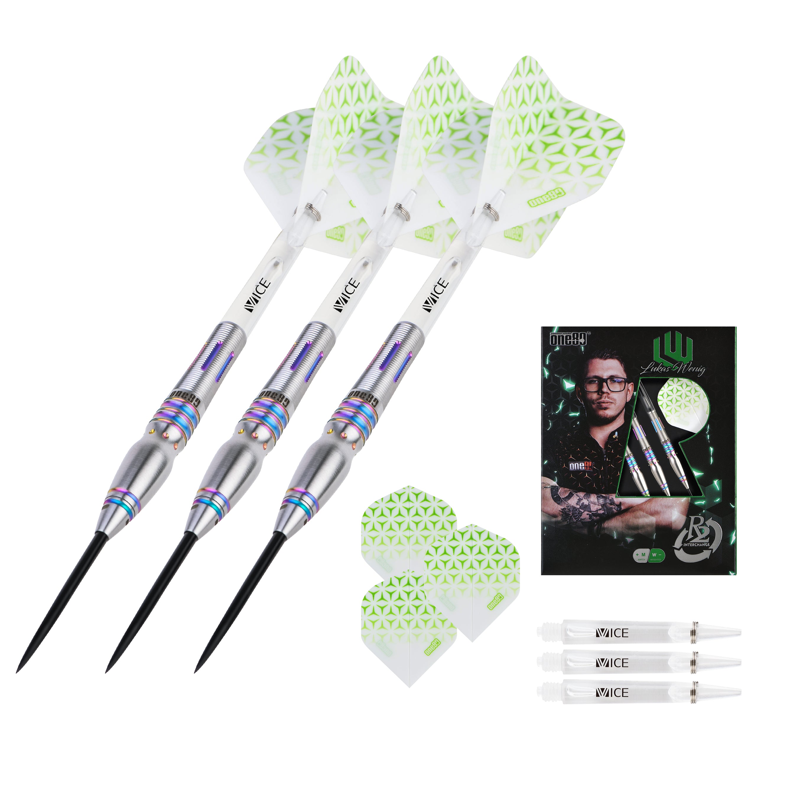Lukas Wenig V2 R2 Interchange 90% Steeldarts - DreamDarts Dartshop