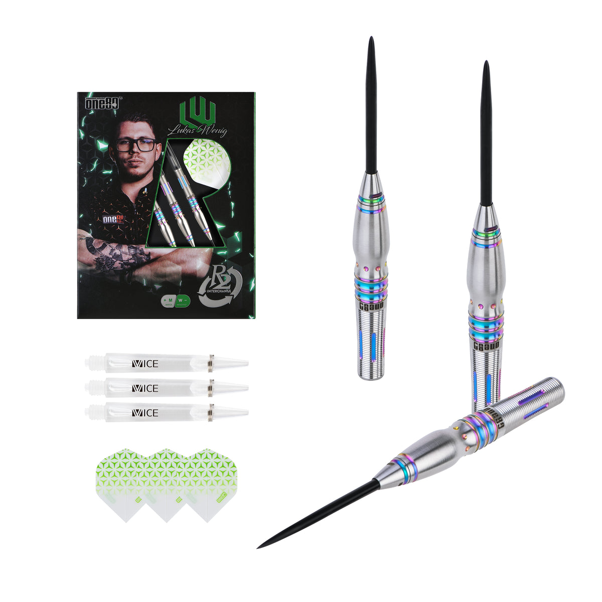 Lukas Wenig V2 R2 Interchange 90% Steeldarts - DreamDarts Dartshop