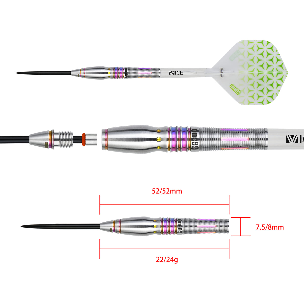 Lukas Wenig V2 R2 Interchange 90% Steeldarts - DreamDarts Dartshop