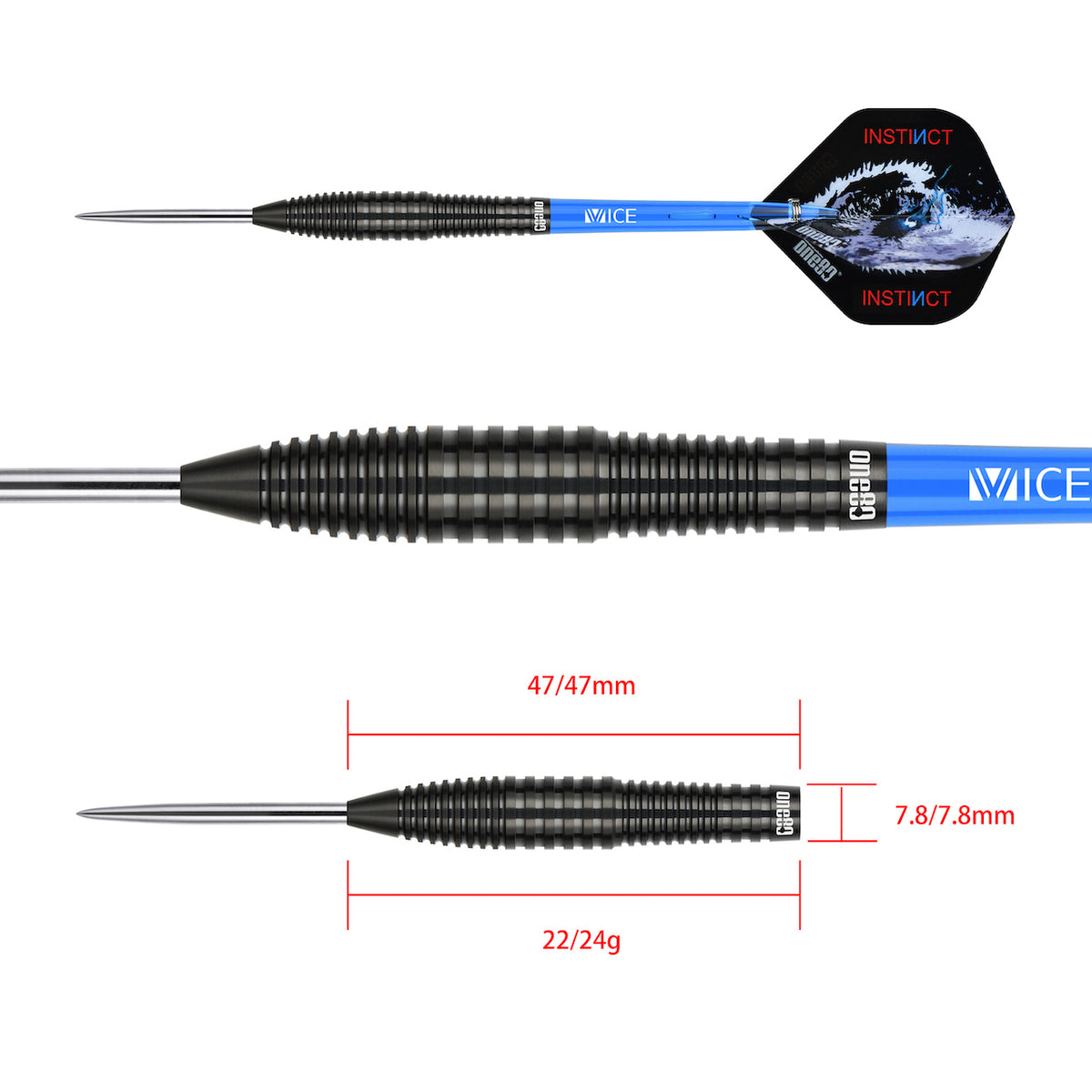 Night Hunter Endurance 90% Steeldart - DreamDarts Dartshop