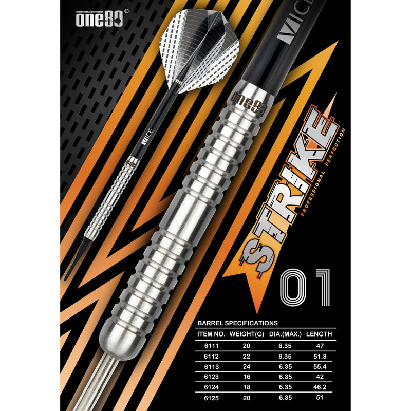 One80 Strike 01 Steeldarts - DreamDarts Dartshop