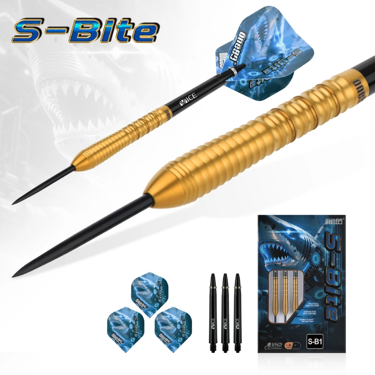S-Bite S-B1 90% Steeldarts - DreamDarts Dartshop
