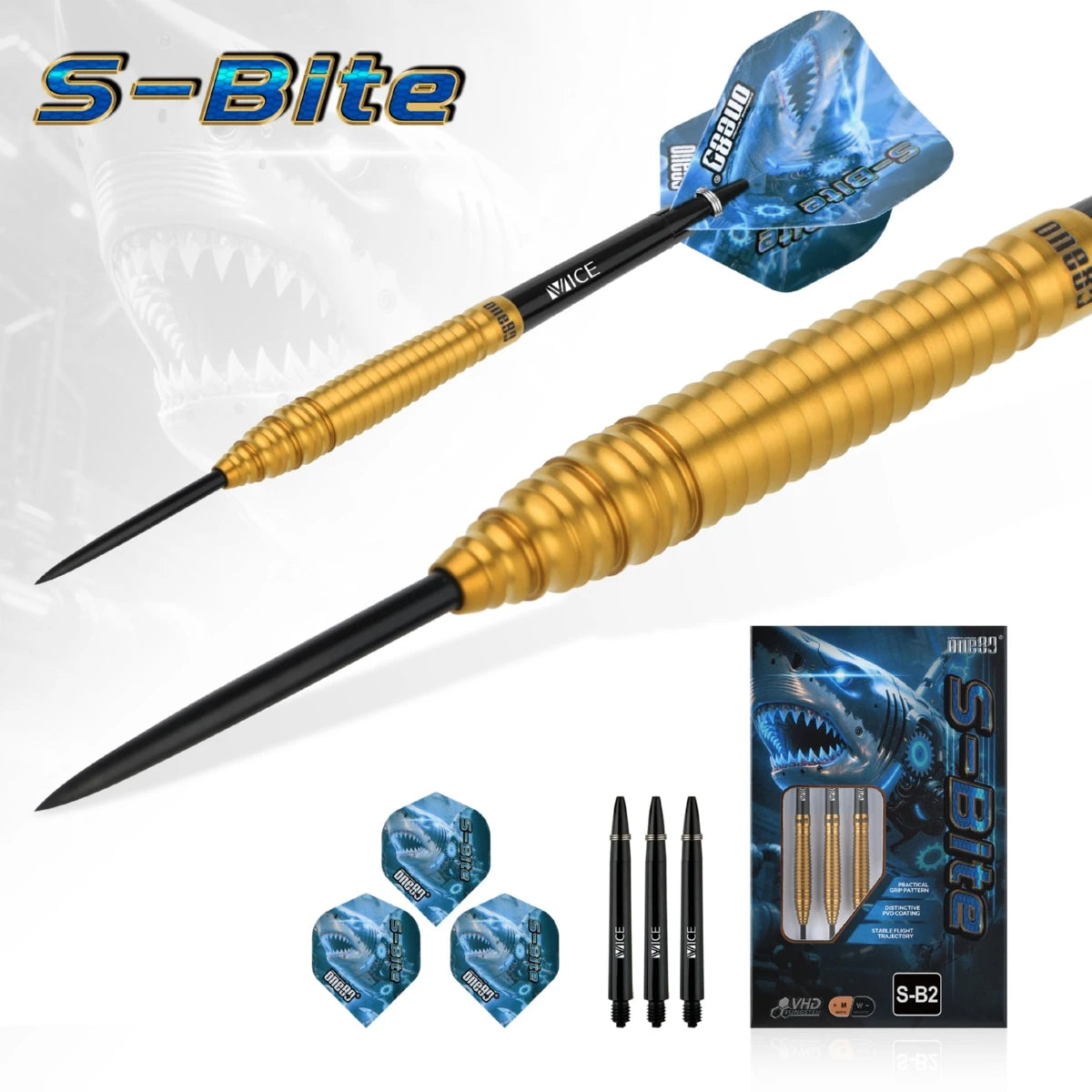 S-Bite S-B2 90% Steeldarts - DreamDarts Dartshop
