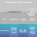 Precise 180 Endorphine 90% Steeldarts - DreamDarts Dartshop
