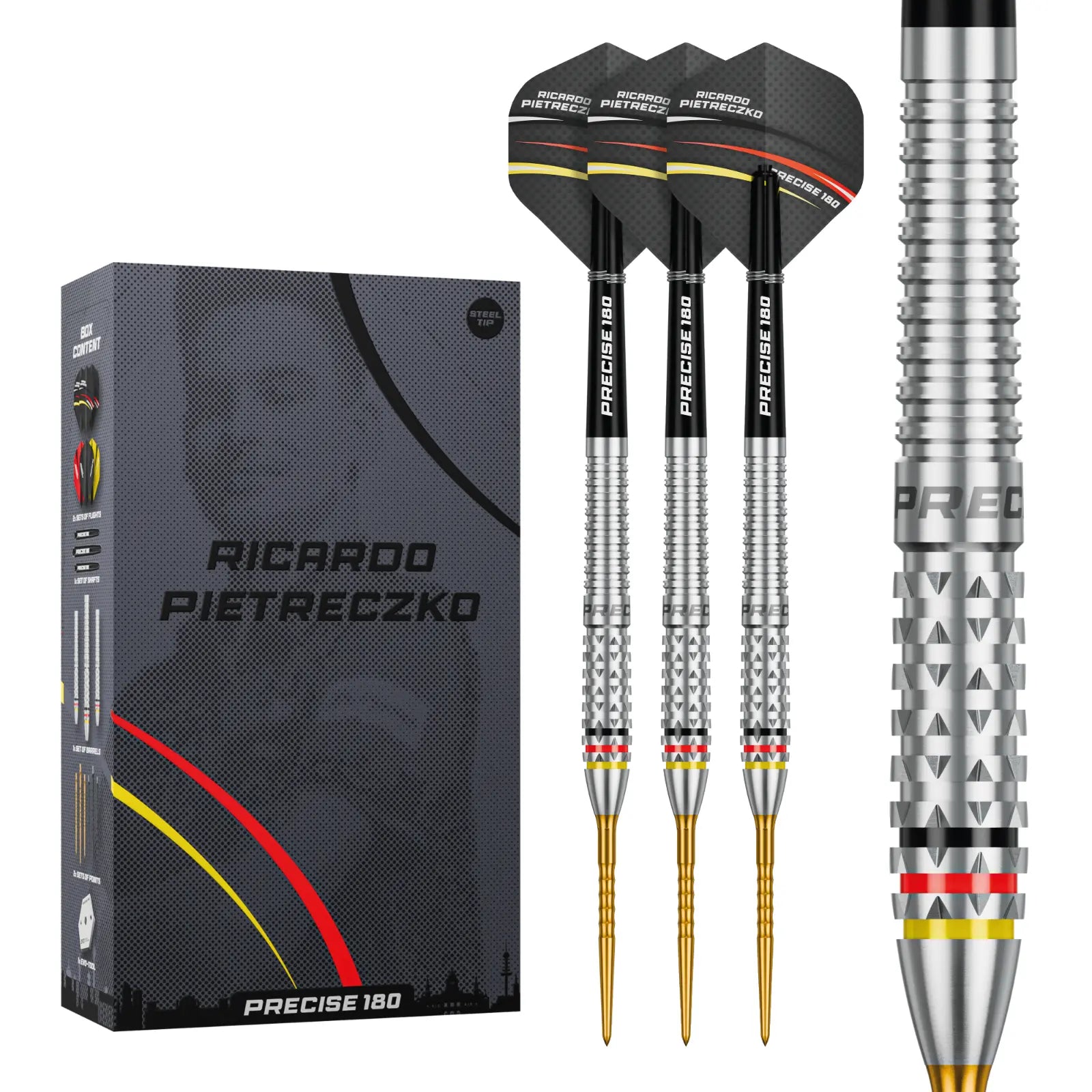 Precise 180 Ricardo Pietreczko 90% Steeldarts - DreamDarts Dartshop