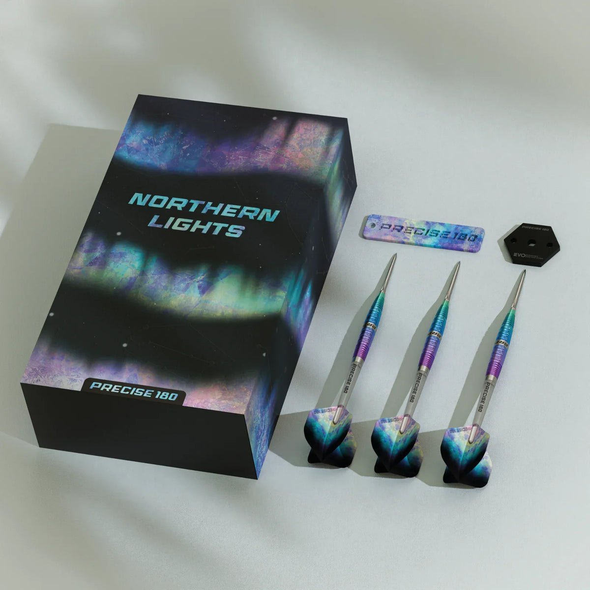 Precise180 Northern Lights 90% Steeldarts - DreamDarts Dartshop