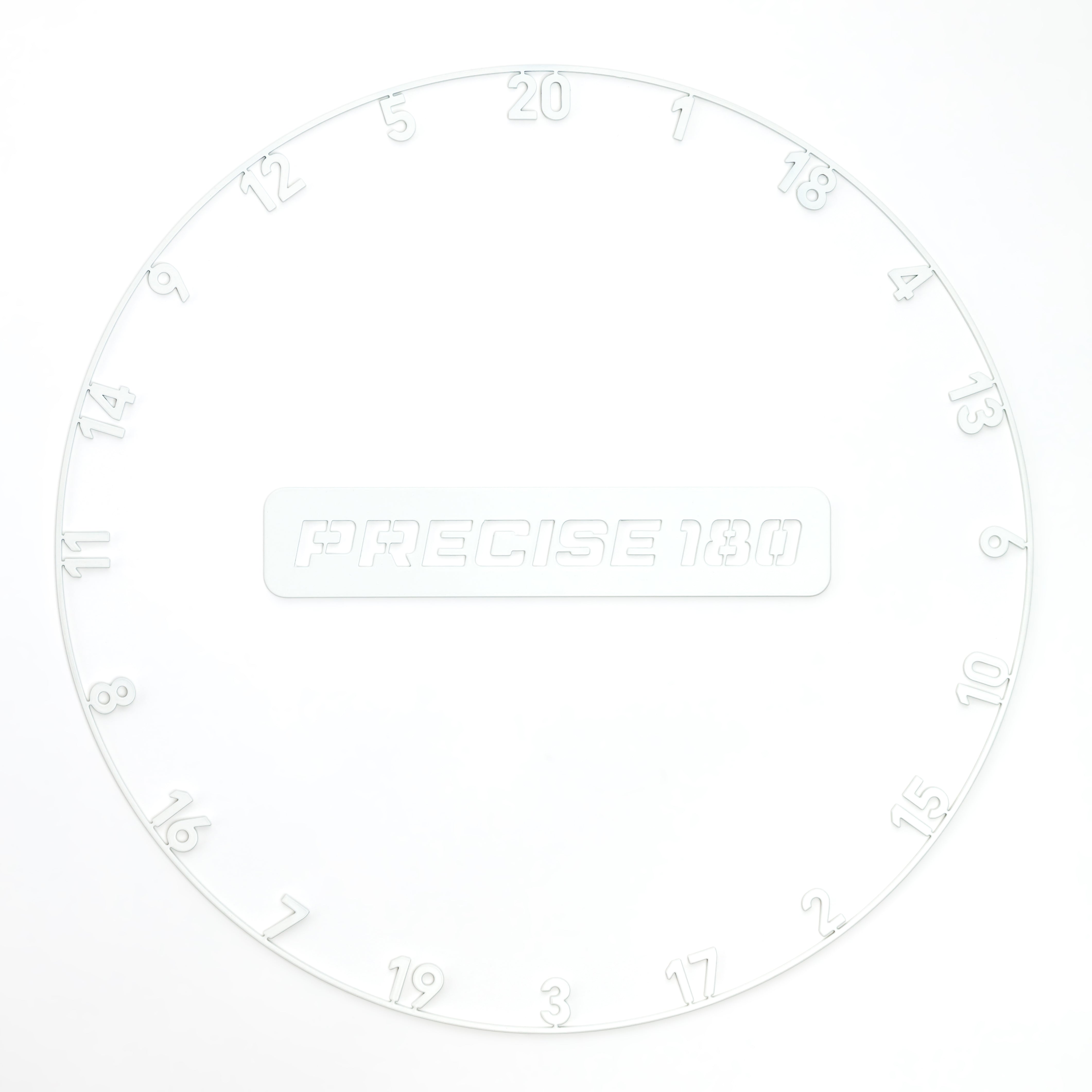 Precise180 Zahlenring - Classic White - DreamDarts Dartshop