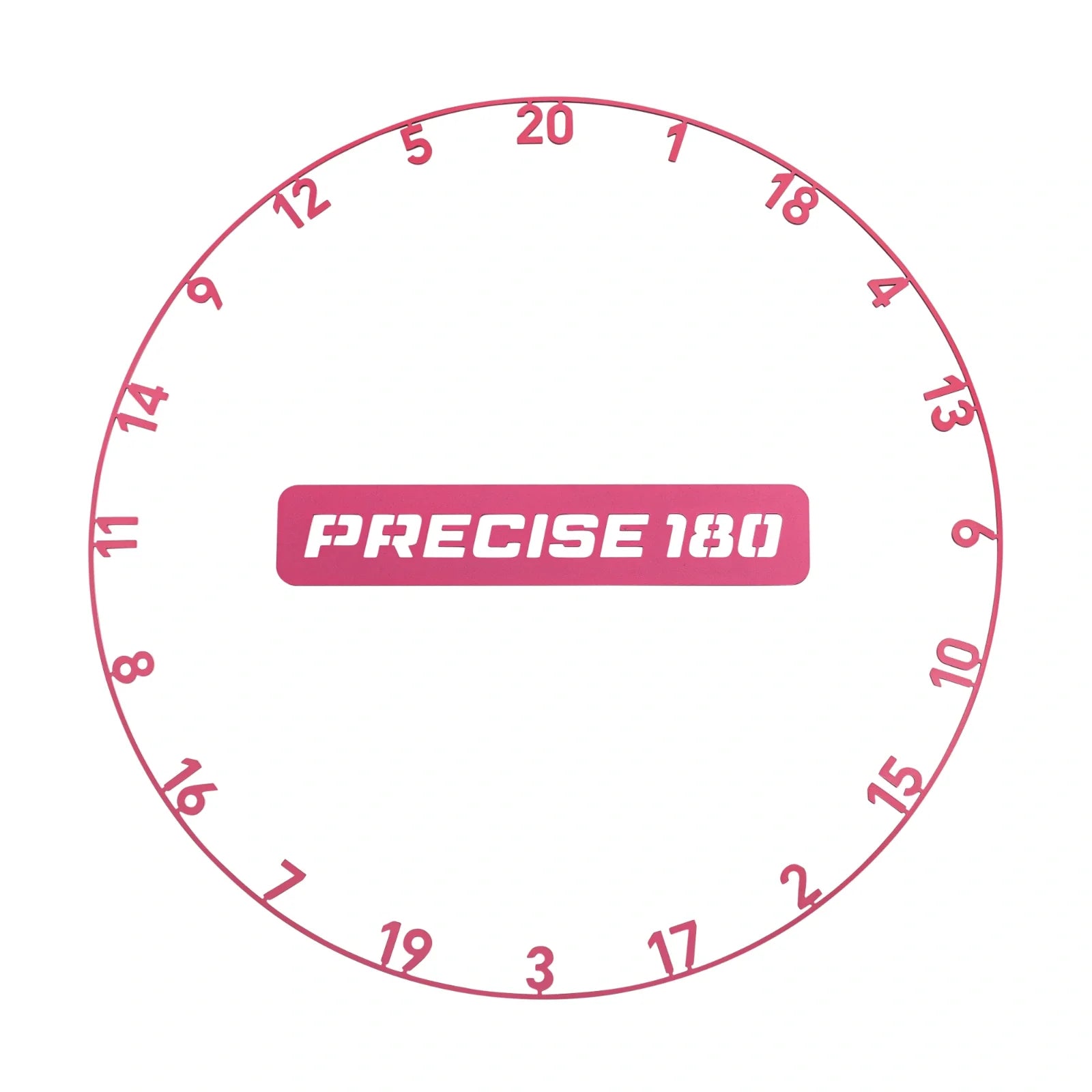Precise180 Zahlenring - Cyber Pink - DreamDarts Dartshop