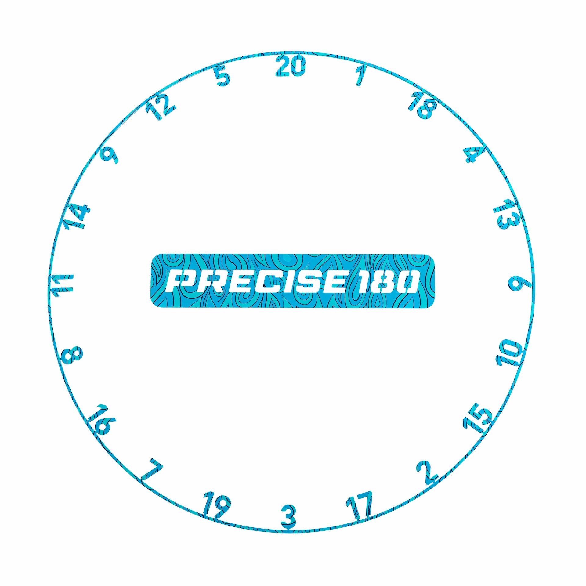 Precise180 Zahlenring - Element Water - DreamDarts Dartshop